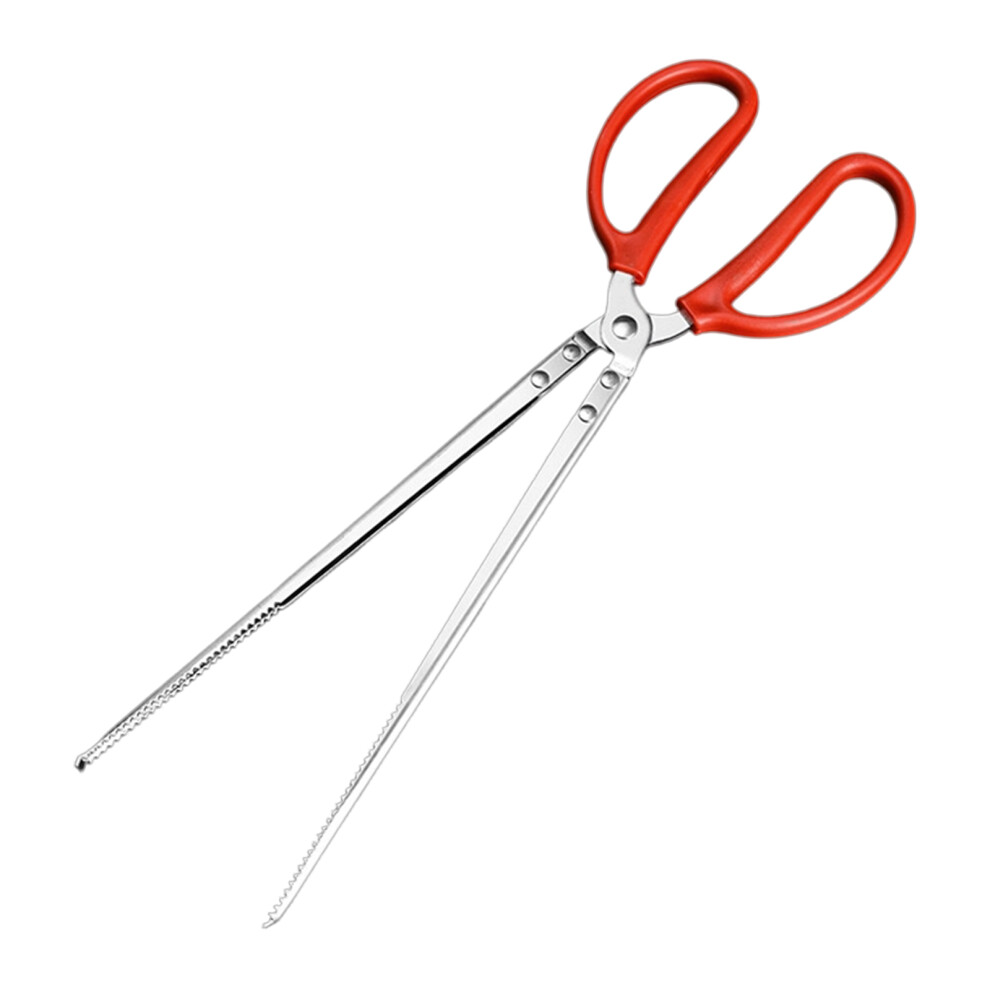 Professional Garbage Color Tongs Antislip Long Handle Outdoor Pliers For Eel 38Cm Straight 7754004679481