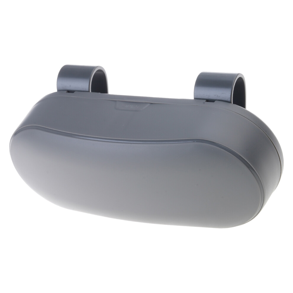 Visors Glasses Protective Case Universal for Car SUV Sun Visors Eyeglasses Holder Gray