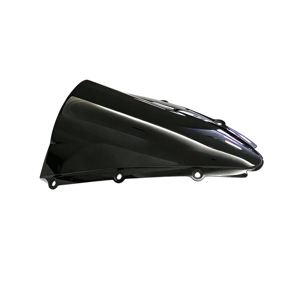 Motorbike Windshield With Shimmering Finish Simple Installation Permanent Black 7754004708808