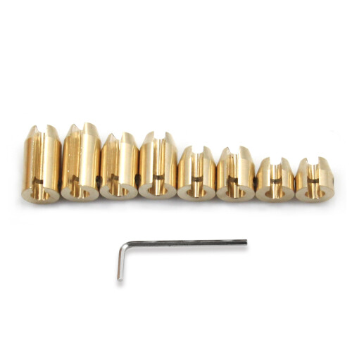 Universal Fit Long Lasting Brass Spoke Weights For Various Motorcycle Models 8 pcs