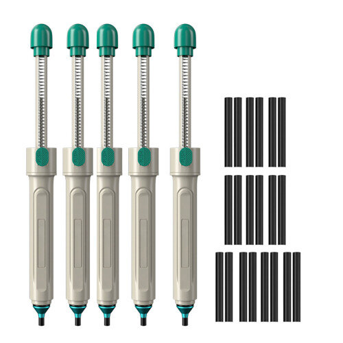 Handheld Manual Desoldering Pump With Comfortable Handle For Long Term 5 and 10 hoses