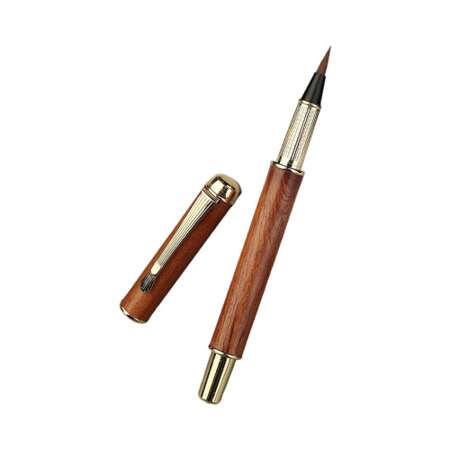 Metal Calligraphy Pen With Wolf Hair Tip For Precise Small Regular Script Writing 7