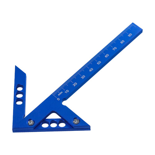 Practical Center Marker Angles Finders Tool for DIY Projects & Professional Blue Metric