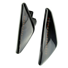 2Pcs Front Position LED Lights Sequential Scrolling Dark Smoky Lens For F25 E70 E71 Black