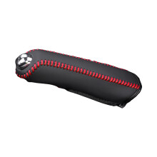Handbrake Cover Protective Sleeve for Enhanced Driving Comfort Easy Installation Black Red