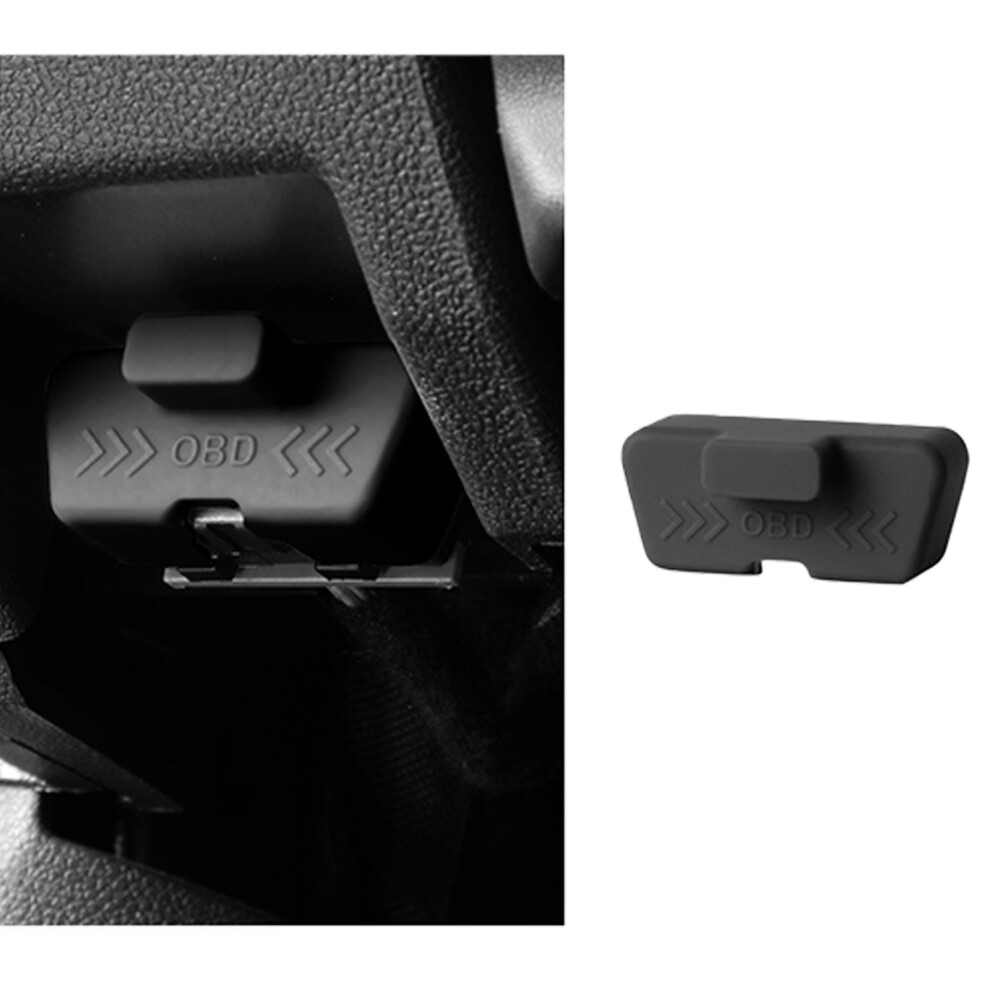 Silicone Obd Port Cover Waterproof Dustproof Protector Universal For Car Suv Black 7754004700086