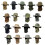 Adjustable Breathable Cotton Polyester Boonie Cap Sunhat For Outdoor Activity Black 2