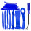 12Pcs Auto Trim Pry Tools Ergonomic Handle Car Interior Panel Removal Kit All blue 1