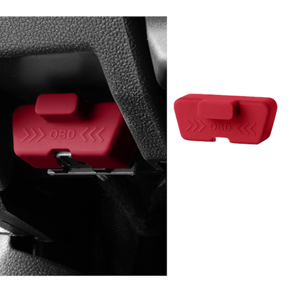 Silicone Obd Port Protector Easy Install Water Resistant Dustproof For Volcanic Red 7754004700079