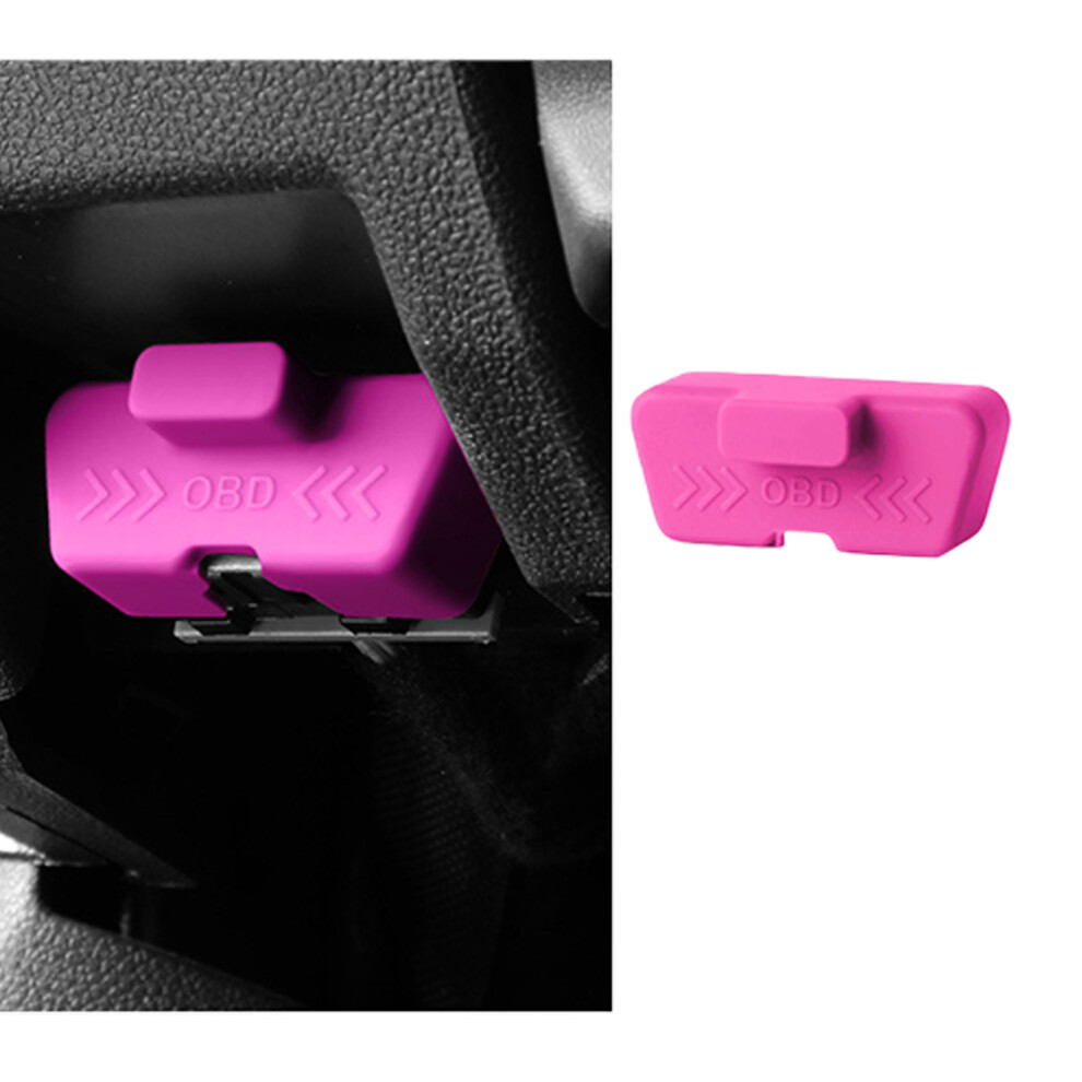 Car Obd Port Protector Silicone Dustproof Waterproof Cap For Most Vehicles Purple 7754004700062
