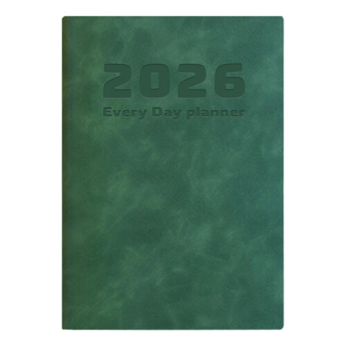 2026 Daily Planner Organizers Notebook Work Planner For Efficient Management Green 2