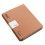 Loose Leaf Notebook Detachable Rings Binder Customizable Pages B5 square Mocha color 1