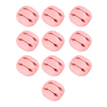 Easy Install Adhesive Cable Holder for Any Surfaces to Secure light pink Big money