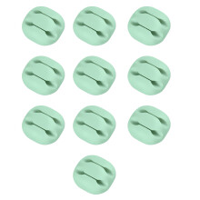 Auto Adhesive Wire Holder Organizer for Quick Cable Management light green Big money