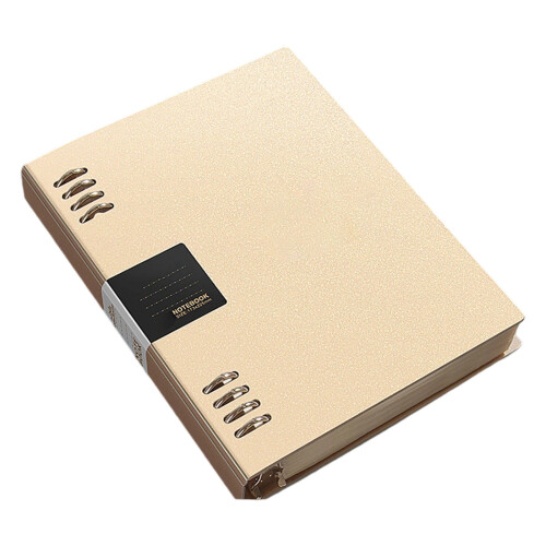 Refillable Notebook Removable Rings Binder for Office School and A5 horizontal line K