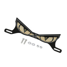 Motorcycle License Plate Screw LED Lamps High Snake Eye Lamp White yellow flash