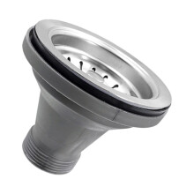 Threaded Sink Drain Adapter Universal Triple Layer Filtration 114 Amercan Cup 201