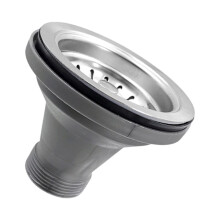 Universal Threaded Water Drain System Triple Layer Filter Basket 110 Ameican cups
