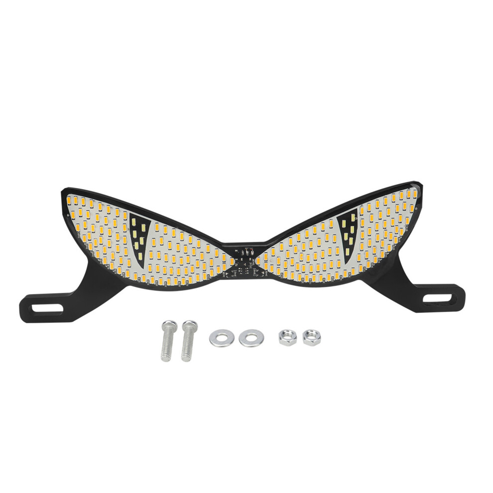 Led Motorcycle License Plate Screw S Low Power Cats Eye Flash Light/White/Yellow 7754004771710