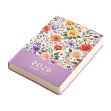 2026 Weekly Planner 256 Pages Lined Hardcover Leather Journal Academic Planner 4