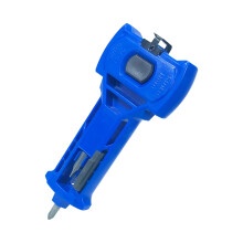 Door Hinge Jig Lock Installation Tool Easy Grip Door Hinge Mortiser for Woodwork Blue