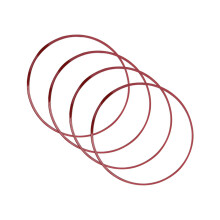 Set of 4 Strong Rims Protectors Universal Vehicle Fit for 20 Inch Wheels Red