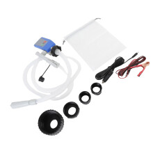 Dense ABS Oil Fan 51in Hose Thin Storage Bag Gas Petrodiesel Transfer Automotive Blue