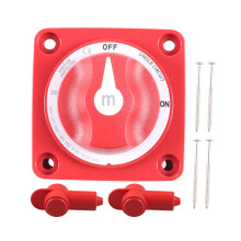 Battery Isolator Disconnect Rotary Switches Cut On/Off Replacement for Marine 7 piece set