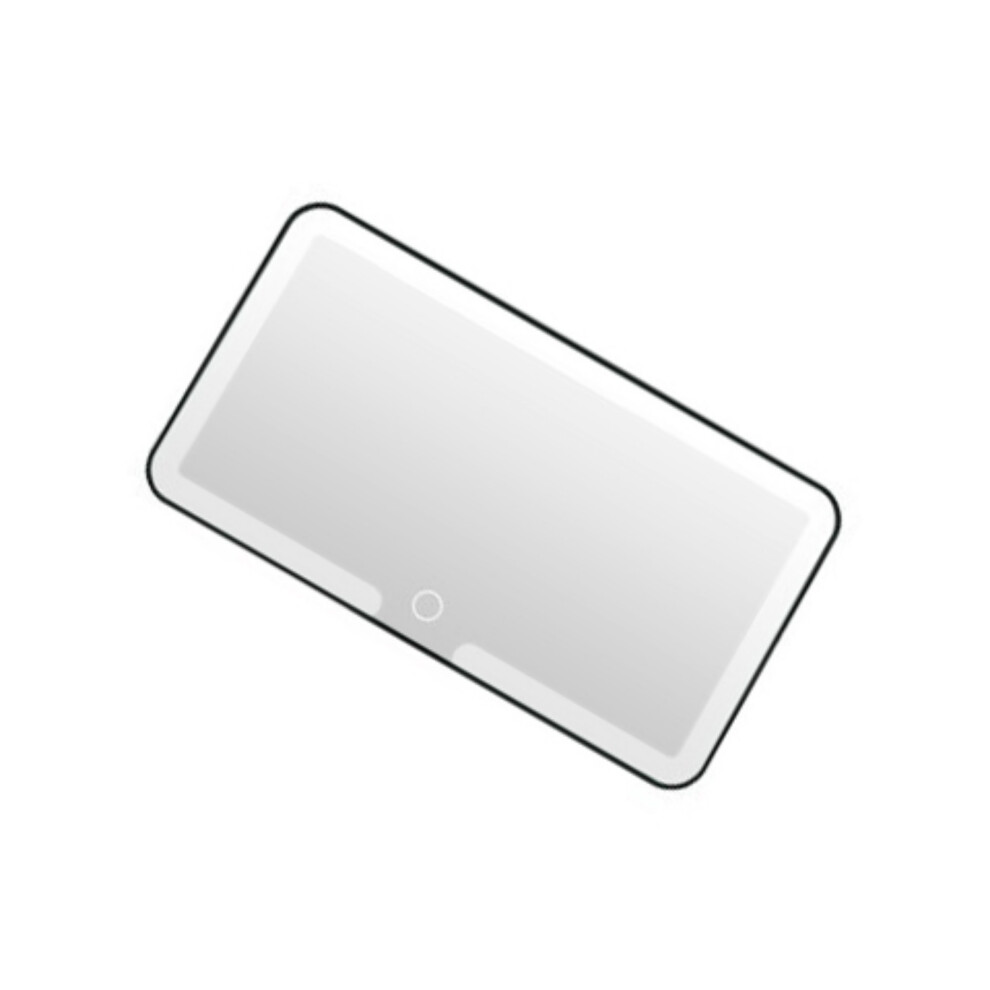 Sun Visors Mounted Vanity Mirror Abs Construction For On The Go Upgraded Model White 7754004754003