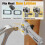 Ergonomic Door Lock Router Template Hinge Jig Reduces Measurement Time Effort Grey 10