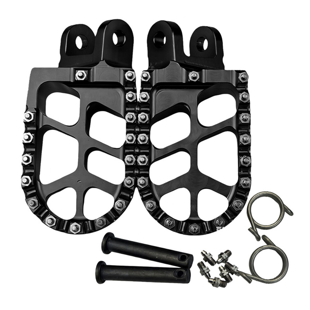 Ergonomic Motorcycle Pedals Motorcycle Footpegs Pedal Footrest For Xr250 Black 7754004683372