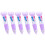 Retractable Multicolored Pen 1.0MM for Student Writing Note Taking Journaling Candy purple 1