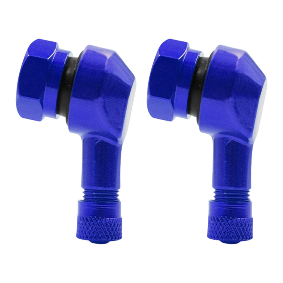Wheel Tire Stem For Most Motorbike Tire Valves Stems 90 Degree Tyre Valves Stem Blue 7754004687684