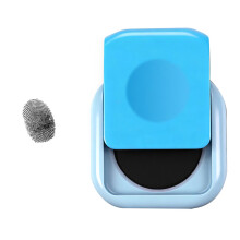 Professional Business Stamp Inkpad Quick Dry Fingerprint Inks Pad for Documents Black
