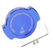 Radiator Cap Easy Installation Aluminum Alloy Water Tank Decorative Cover Blue
