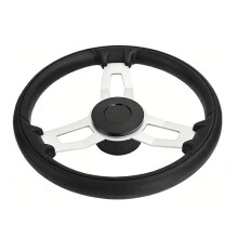 Aluminum Construction Steering Wheel Without Knob for Marine Yacht Aluminum alloy cover