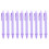 Retractable Ballpoint Pen Easy Assembly Comfortable Writing for Students Candy purple 1