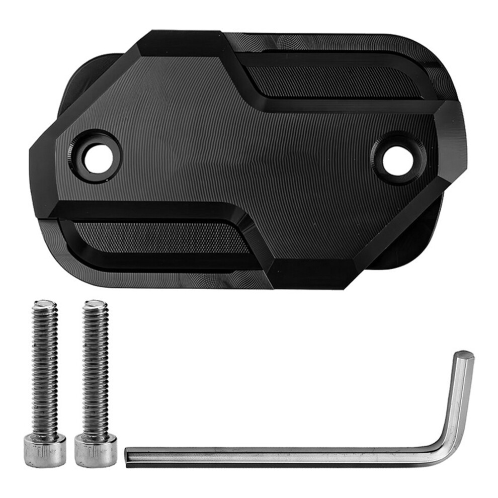 Motorbike Accessories Aluminum Cylinder Reservoir Fluid Tank Cap Black 7754004691643