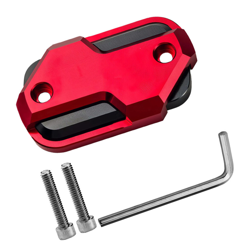 Motorbike Accessories Aluminum Cylinder Reservoir Fluid Tank Cap Red 7754004691674