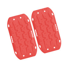 Pack of 2 Strong Polyamide Away Road Recovery Courses for Sand Mud Snow Terrain Red