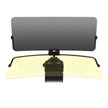 Modifiable Shove Car Sun Advisor With Auto Shade For Day Night Driving Safety Double piece