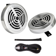 2Pcs 12V Waterproof Vehicle Horn Loud 125dB Featuring IPX6 Protection Standard Fit B
