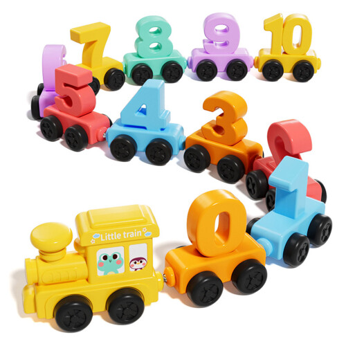 Educational Magnetic Toy Train For Children Includes 30 Creative Combinations A00875 1