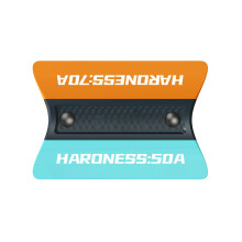 Car Wrap Squeegee Tools Heat Resistan for Vinyls Application Compact Size Orange
