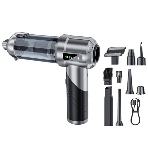 Digital Display Handheld Vacuum Equipped with Brushless Motor for 6700A silver black