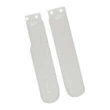 Quick Mount Fork Covers Guard For Dirt Pit Bikes Providing Full Front White 290mm