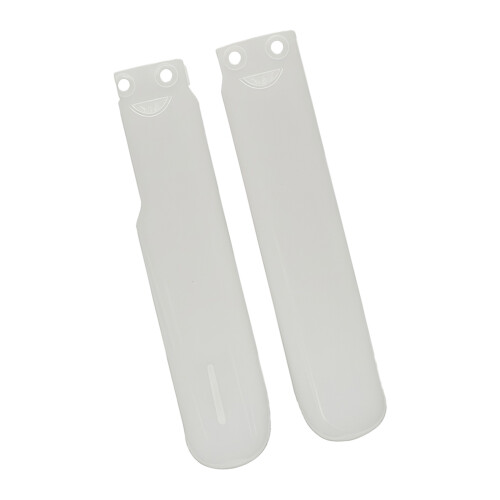 Quick Mount Fork Covers Guard For Dirt Pit Bikes Providing Full Front White 290mm