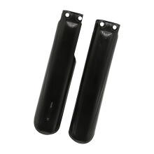 Plastic Fork Protectors Guards For 125cc 150cc 250cc Motorcycles Rough Black 290mm