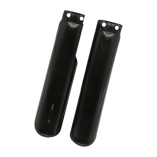 Plastic Fork Protectors Guards For 125cc 150cc 250cc Motorcycles Rough Black 290mm