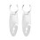 Plastic Holder for Kayak Stand Up Paddle Board Clips Paddle Board Accessories White 1